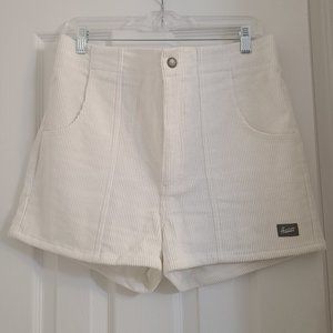 White Hammies Corduroy Shorts